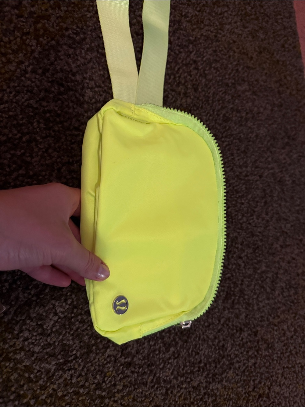 lululemon athletica Neon Yellow Mini Crossbody Bag